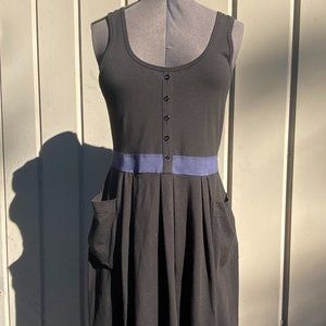 Theory Women's Black Tank dress